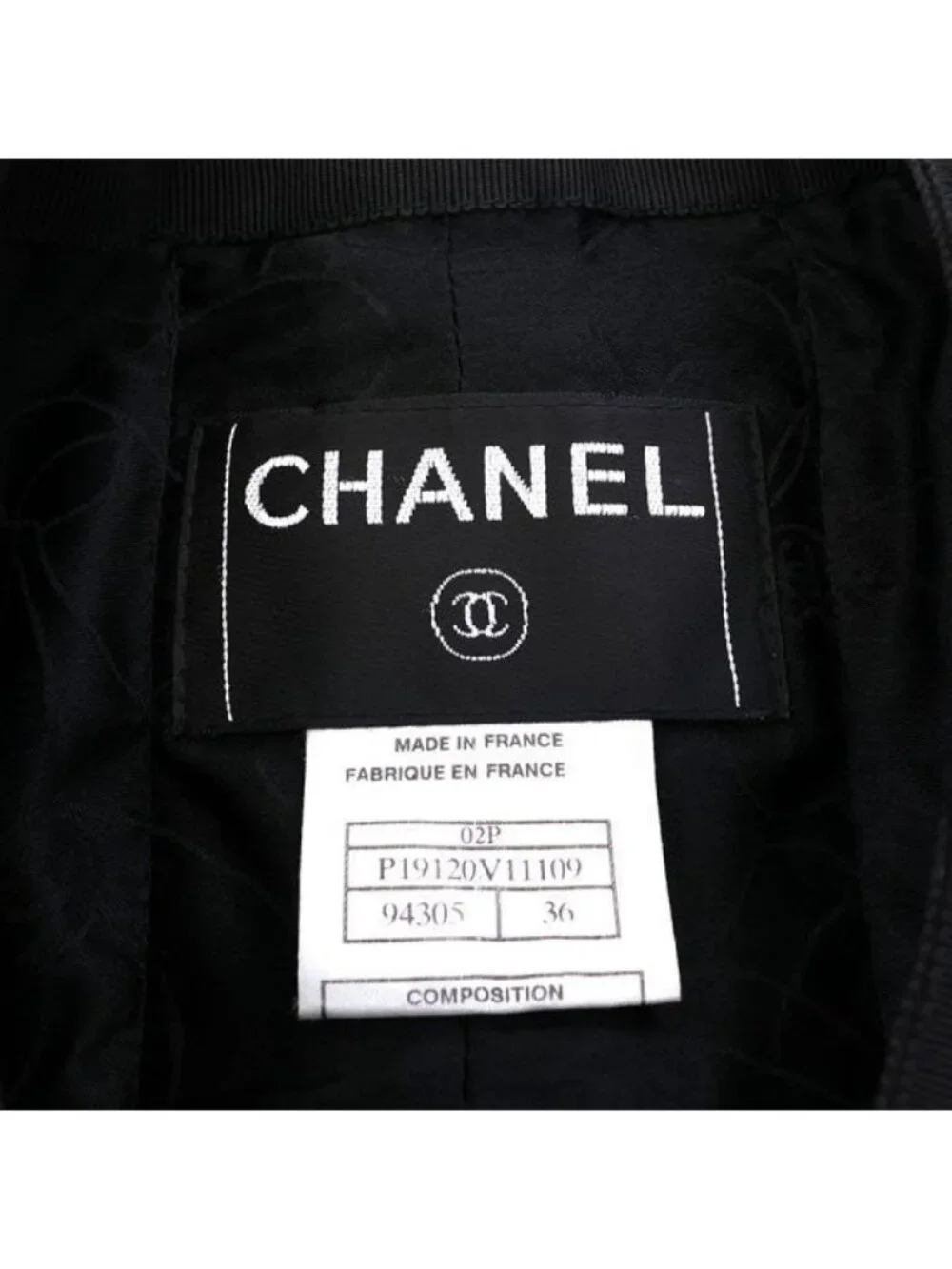 Chanel brand size